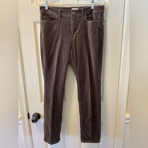 J Jill stretch Velveteen Jeans, Straight leg, EUC 10